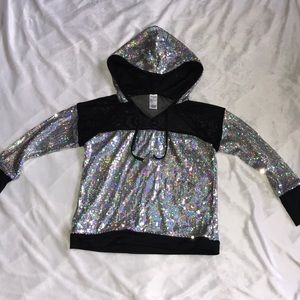 Weissman Costumes - LC Weissman Girl’s Dance Costume Sequin Hoodie Weissman Costumes - LC Weissman Girl’s Dance Costume Sequin Hoodie